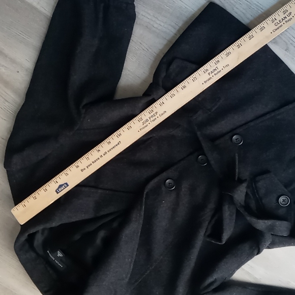 Banana Republic grey short puffy sleeve Blazer size 14 - Picture 4 of 11